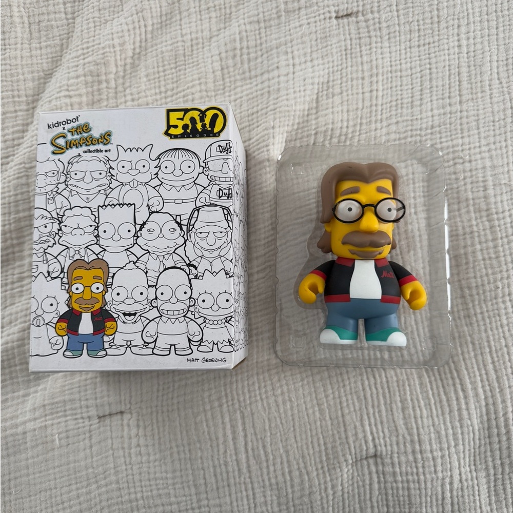 Kidrobot x The Simpsons Matt Groening 500 Episodes 6" Vinyl Figure